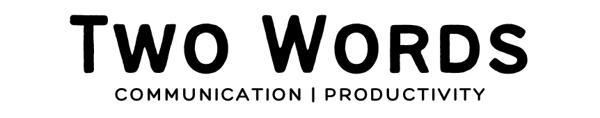 Two Words Logo
