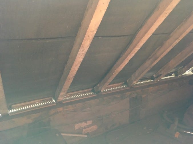 A very dusty image of more soffits.