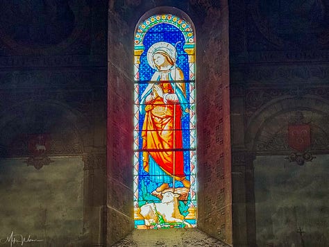 Stained glass windows