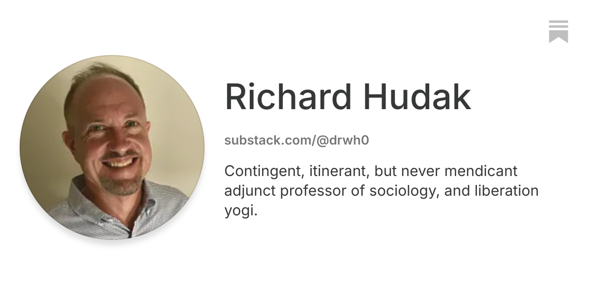 Richard Hudak | Substack