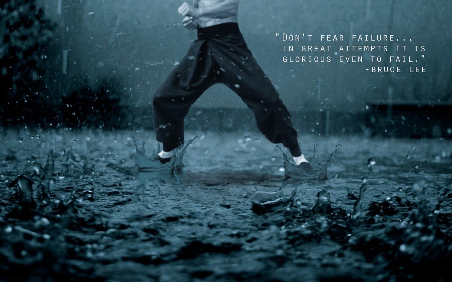 Image] "Don't fear failure... in great attempts it is ...