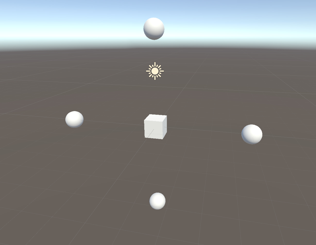 Our goal is for the the cube to be able to collect “coins” (spheres)