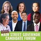 EVENT: 2026 Main Street Governor Candidate Forum