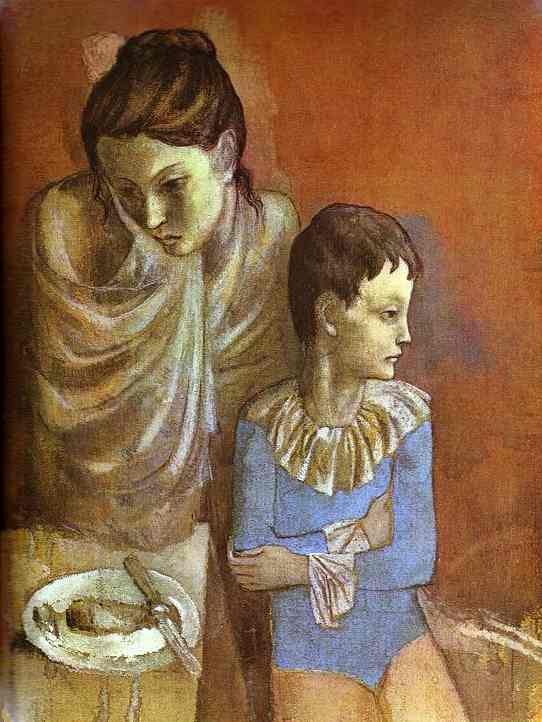 Pablo Picasso — Tumblers (Mother and Son), 1905