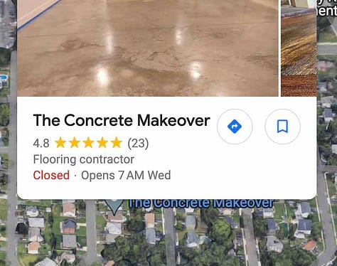 Map info for KARNAK Corp., manufacturers of liquid-applied roofing solutions, building envelope, and waterproofing products, The Hair Tailors hair salon, The Gran Centurions banquet hall, Tarantella's Ristorante, and Hooks Towing.