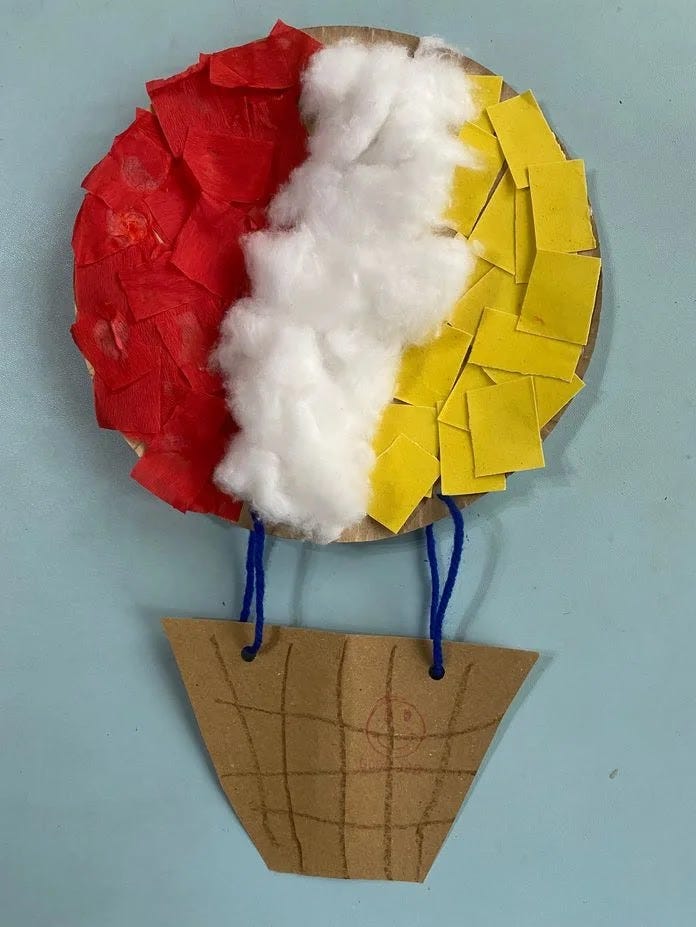 Art and craft activity in Miguel's LSEN class Art and craft activity in Miguel's LSEN class