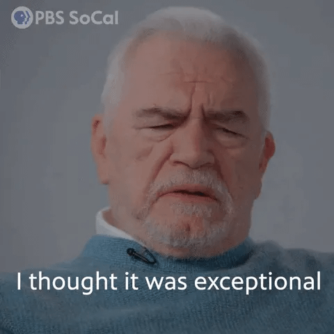 A man says I thought it was exceptional
