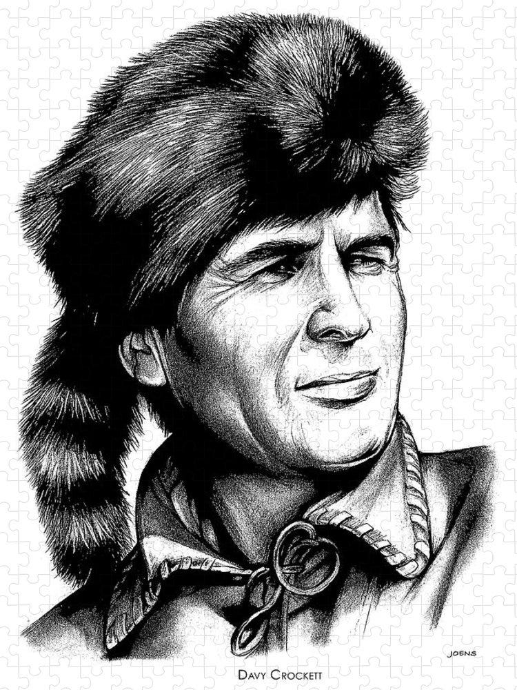 Davy Crockett Jigsaw Puzzle by Greg Joens | Pixels