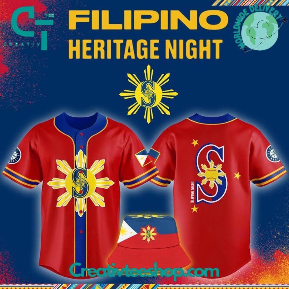Seattle Mariners x 2025 Filipino Heritage Night Special Baseball