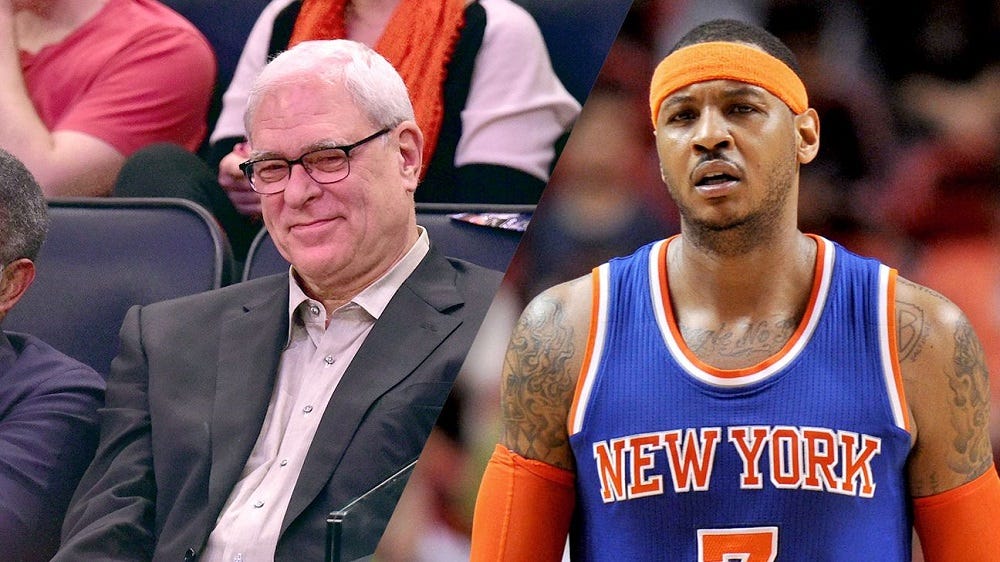 Phil Jackson pulls welcome mat out from under Carmelo Anthony 2017 images Phil Jackson pulls welcome mat out from under Carmelo Anthony 2017 images