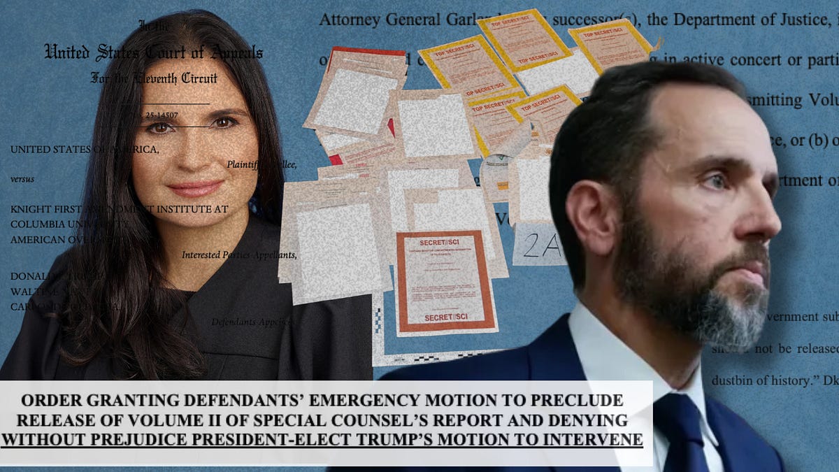 Putting Jack Smith’s Report Back Under Wraps