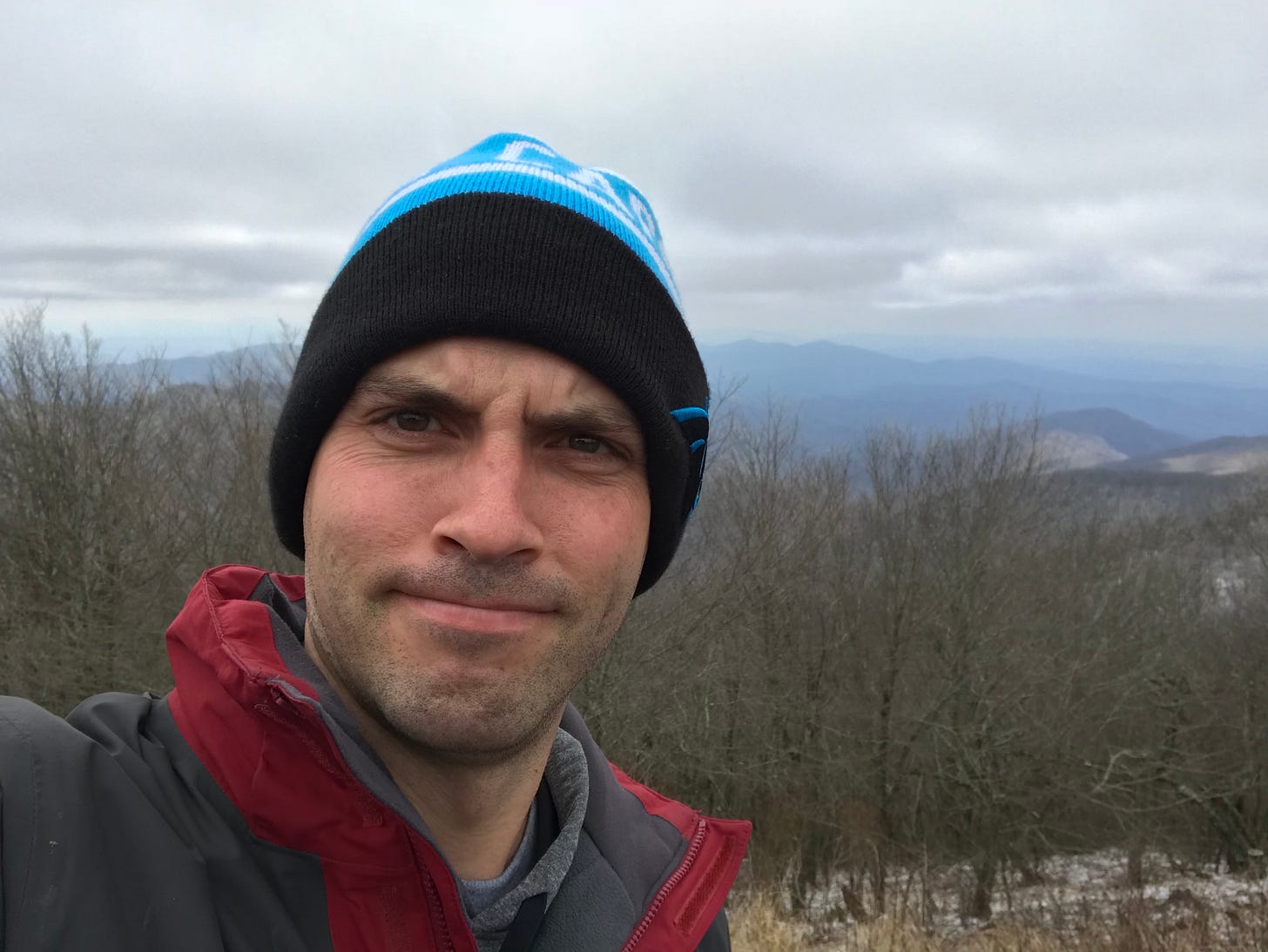 selfie in 2018 on skyway