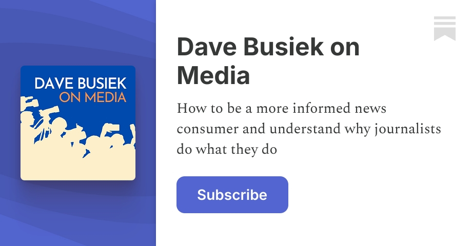 Dave Busiek on Media | Substack