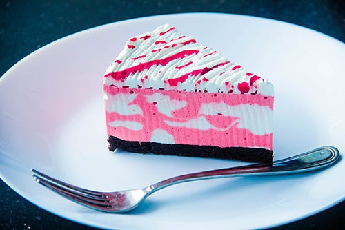 a slice of cake