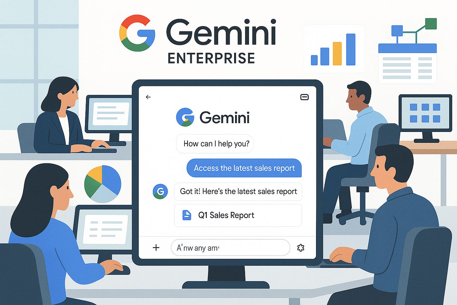 Google's Gemini Enterprise brings conversational AI to every workplace workflow