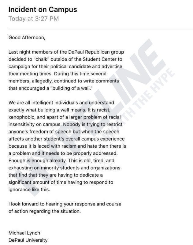 DePaul statement