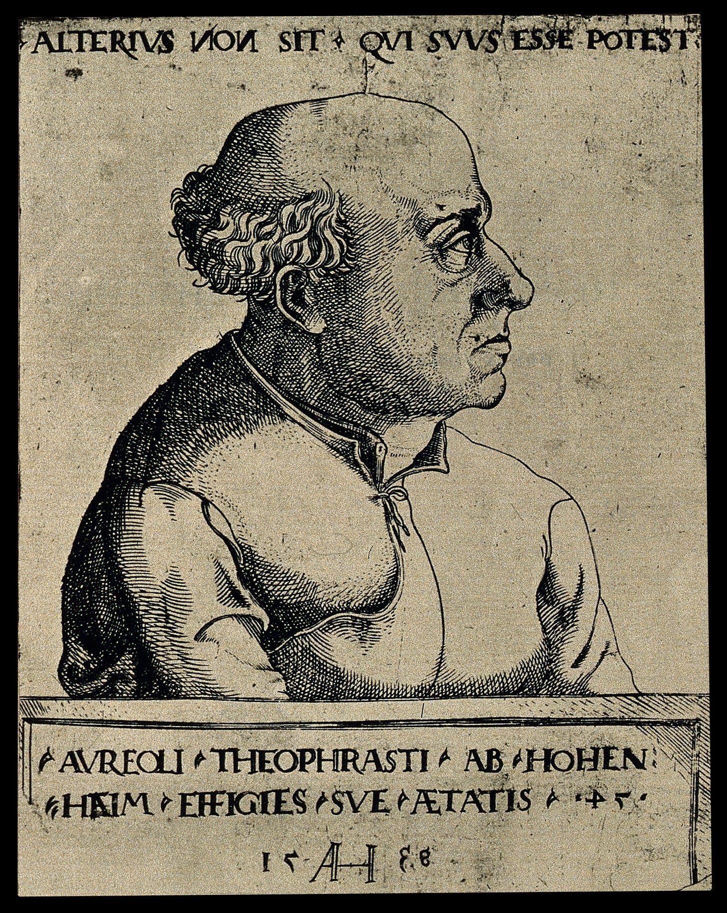 File:Aureolus Theophrastus Bombastus von Hohenheim (Paracelsus). Wellcome V0004455.jpg