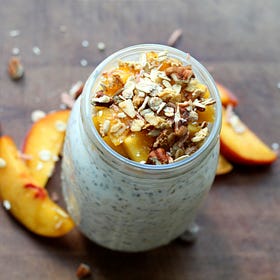 Peach Overnight Oats