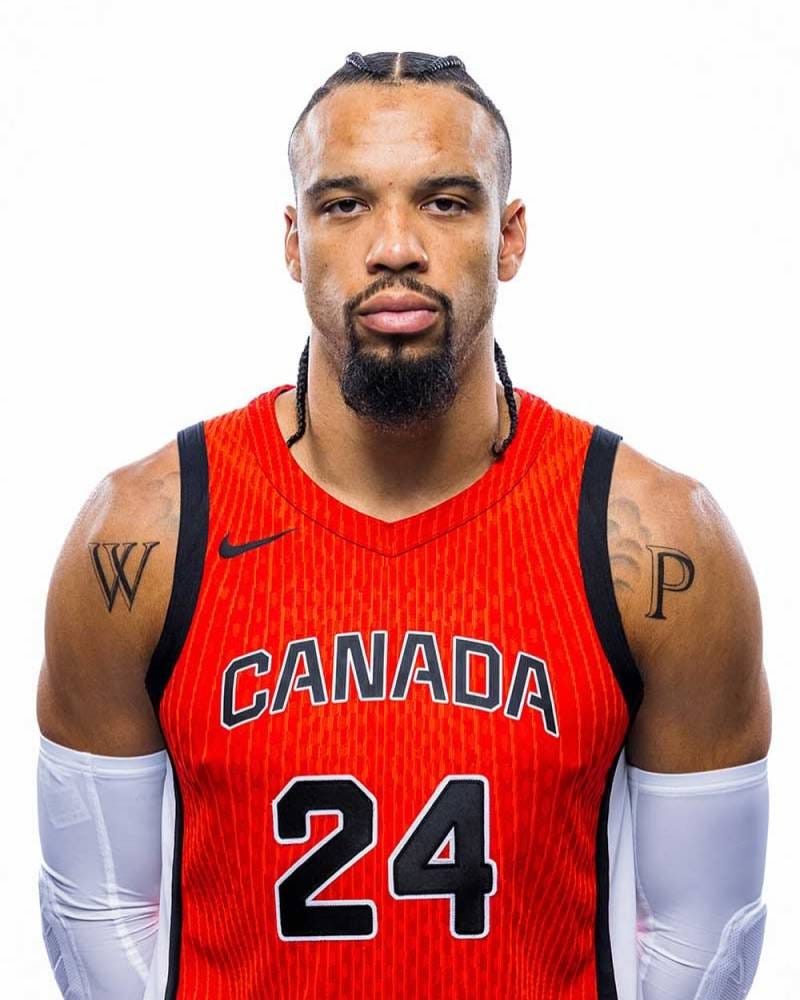 Letters "W" and "P" tattooed on Dillon Brooks'