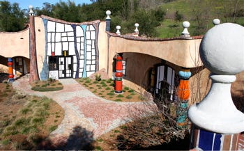 A-Quixote - winery shot from top level A-Quixote - winery shot from top level