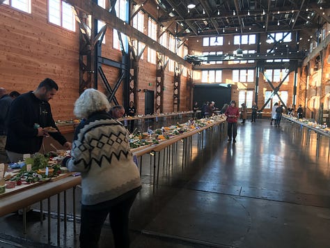 500 foot Charcuterie Board with different food items