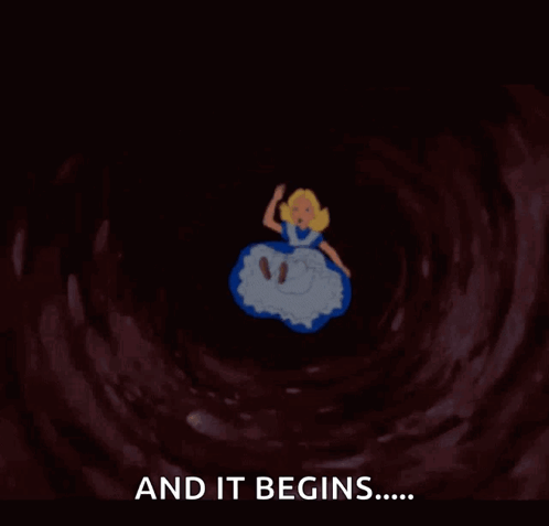 Down The Rabbit Hole GIFs | Tenor