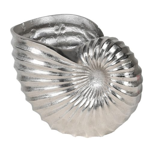 Nickel Silver Shell Wine Cooler - Ammonite