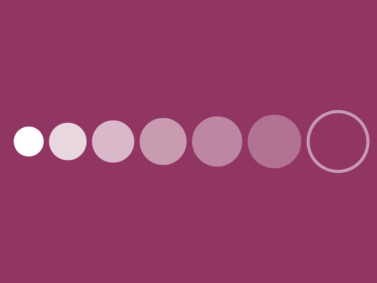 red background white circles in increasing size on it red background white circles in increasing size on it