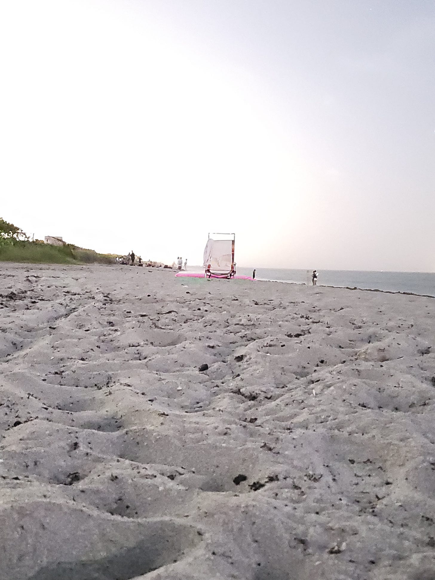 Beach chair on a beach