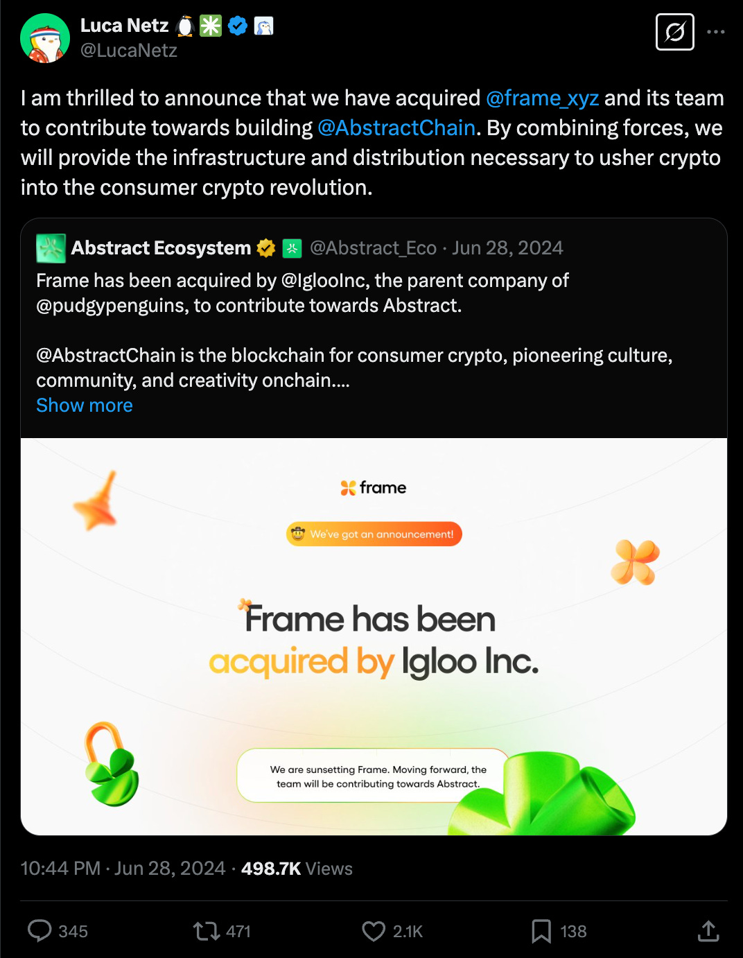 Abstract Chain - Onboarding the next generation of crypto users.