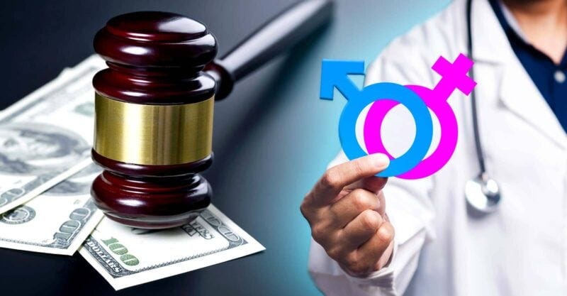 Gavel and gender signs Gavel and gender signs