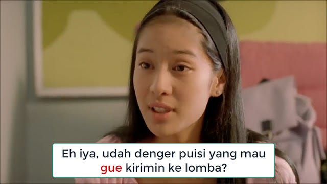 Gue In Indonesian