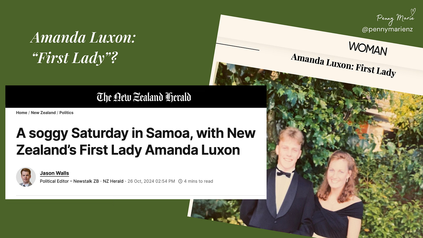Amanda Luxon - First Lady?