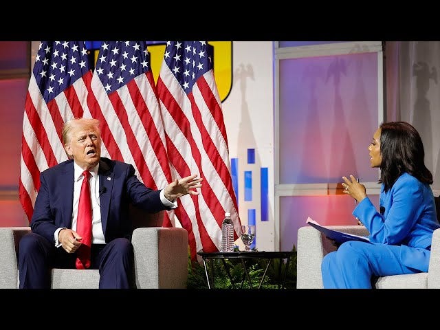 Former Pres. Donald Trump speaks at NABJ convention in Chicago - YouTube