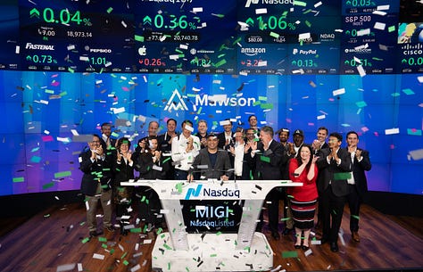 Rahul Mewawalla Ringing NASDAQ Closing Bell