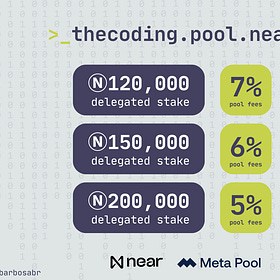 「thecoding」 Validator Milestone and Roadmap | Ⓝ120K Delegated NEAR