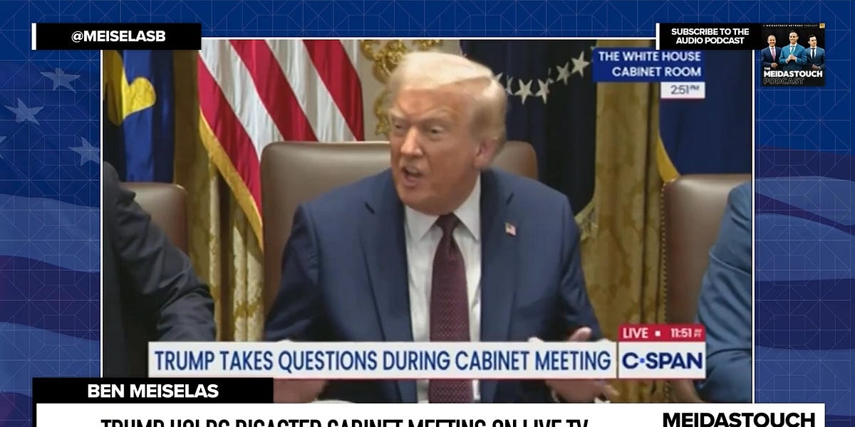 Trump Holds Disastrous 4-Hour Cabinet Meeting
