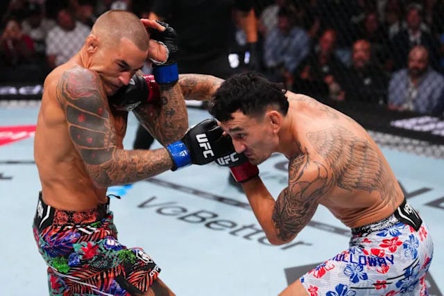 Max Holloway vs. Dustin Poirier 3 full fight video highlights - Yahoo Sports Max Holloway vs. Dustin Poirier 3 full fight video highlights - Yahoo Sports