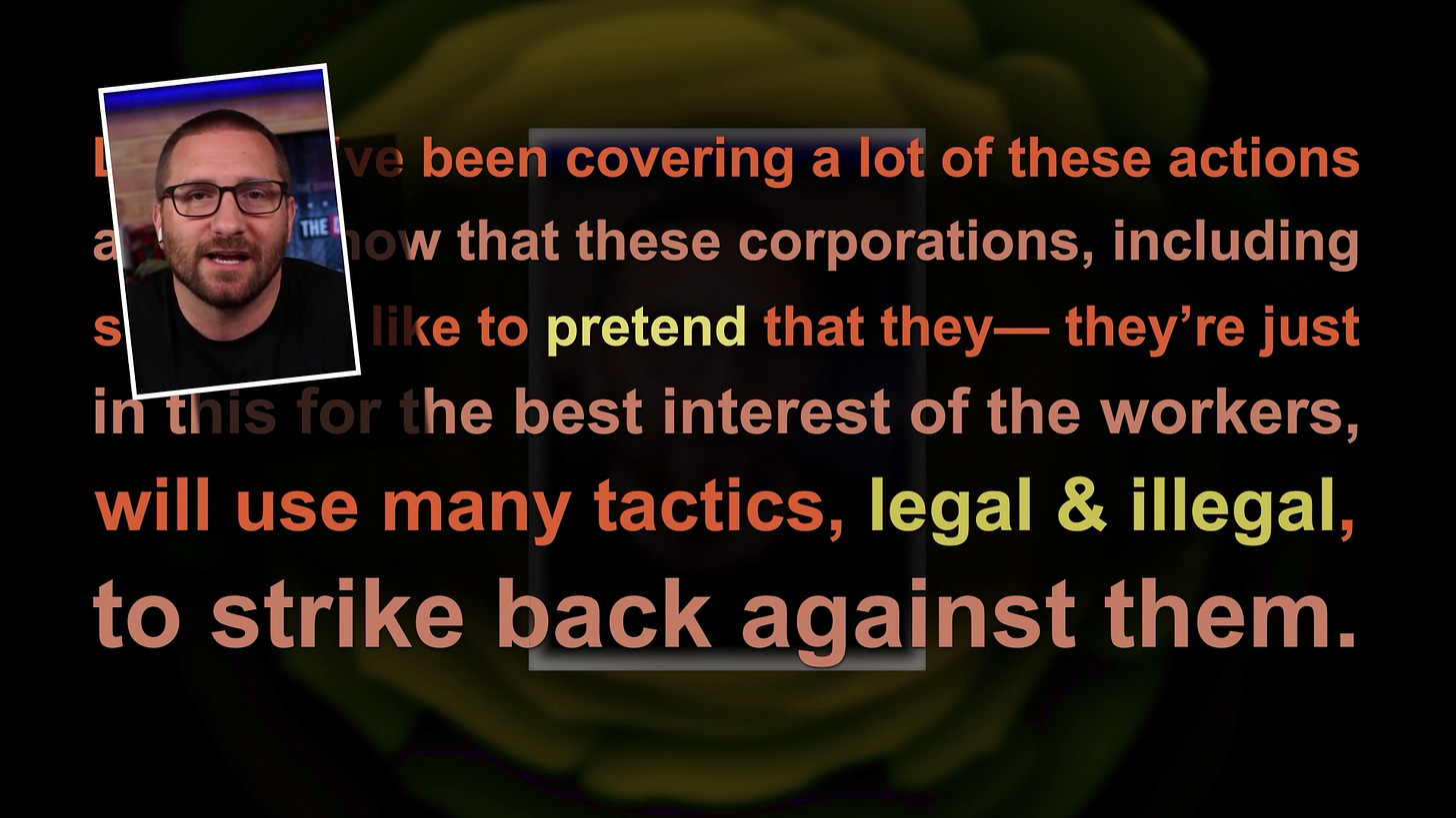 A small cropped still of John Iadarola above a text block above a yellow faded background A small cropped still of John Iadarola above a text block above a yellow faded background