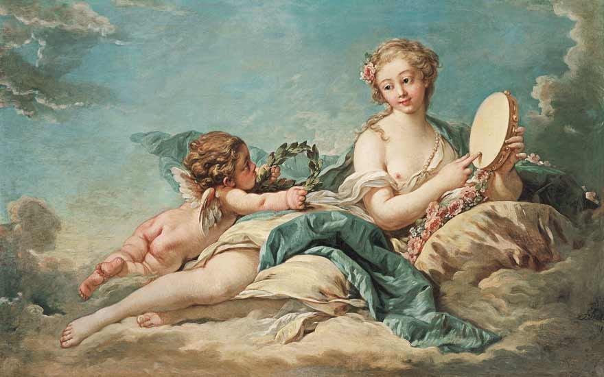 Clio, The Muse Of History And Song - als Kunstdruck oder Gemälde.