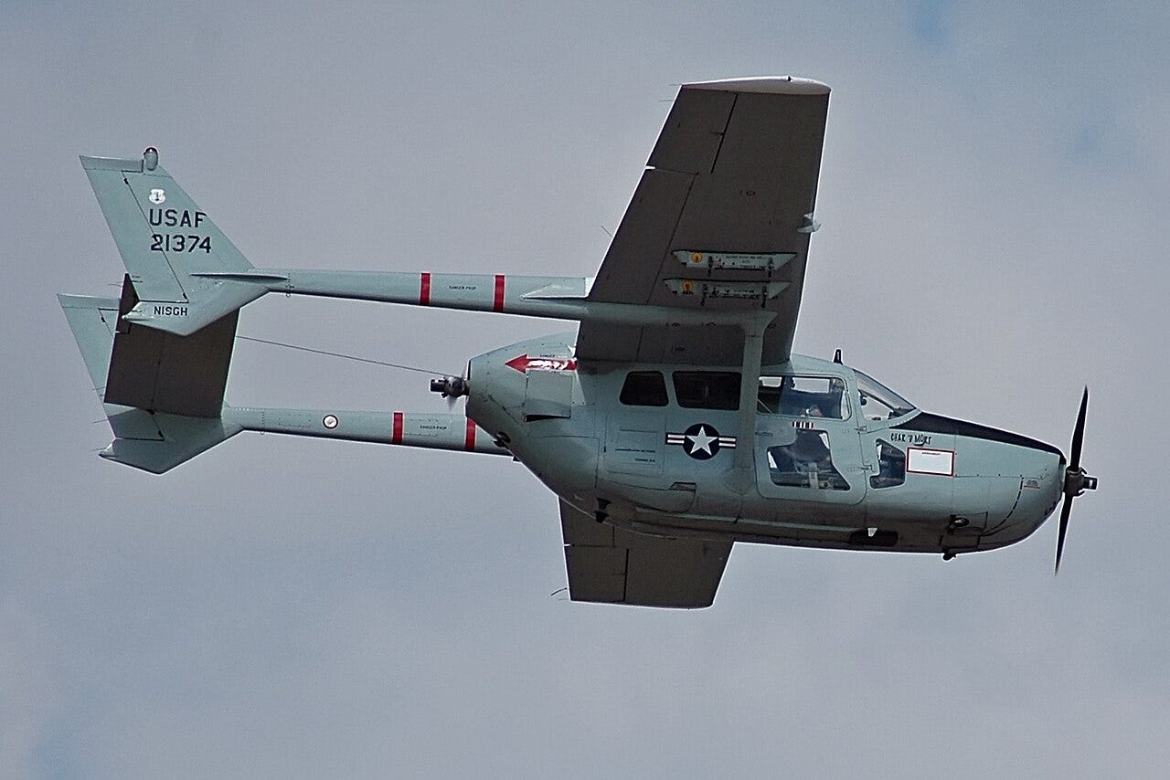 Cessna 337 Skymaster with USAF markings