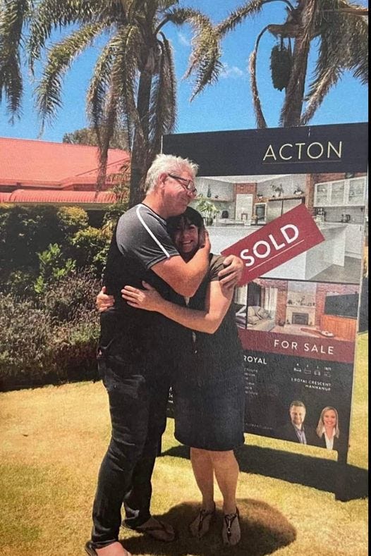 May be an image of 3 people, people standing, outdoors and text