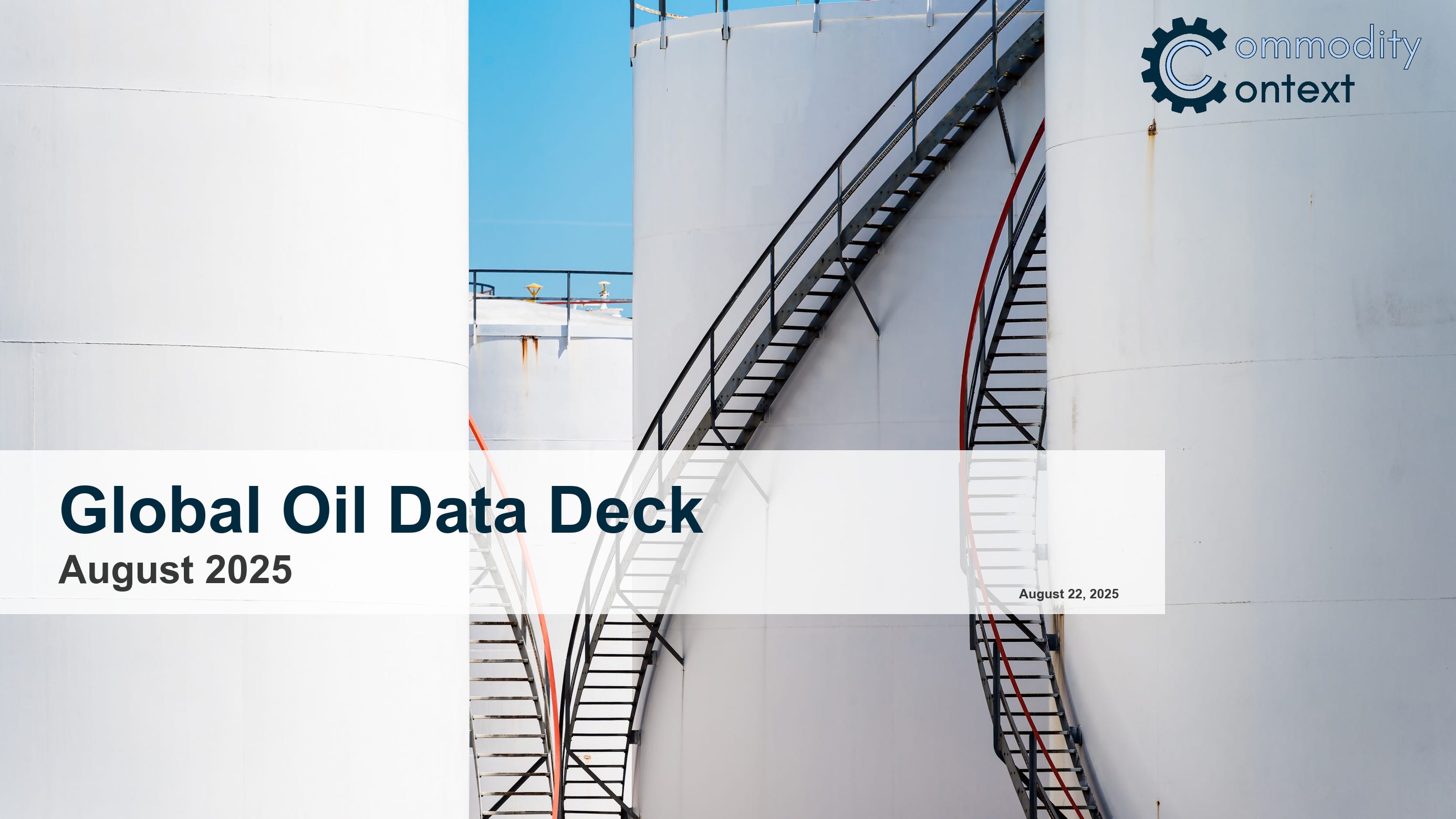Global Oil Data Deck (August 2025)