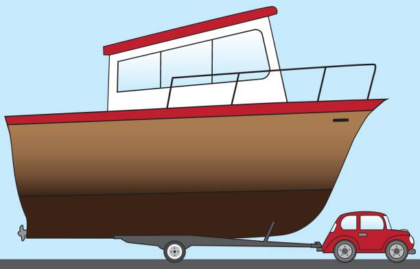 360+ Car Pulling Boat Stock Illustrations, Royalty-Free Vector Graphics &  Clip Art - iStock | Car pulling boat vector