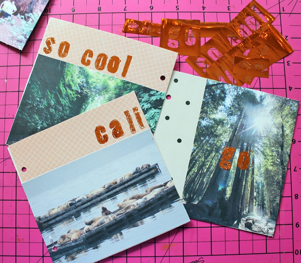 Punk Projects for rukristin Minc foil stamped mini-album stamping mini-album Punk Projects for rukristin Minc foil stamped mini-album stamping mini-album