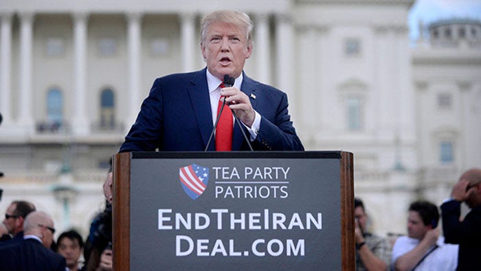 Donald Trump At Capitol Hill Rally Against Iran Deal - Washingto Donald Trump At Capitol Hill Rally Against Iran Deal - Washingto