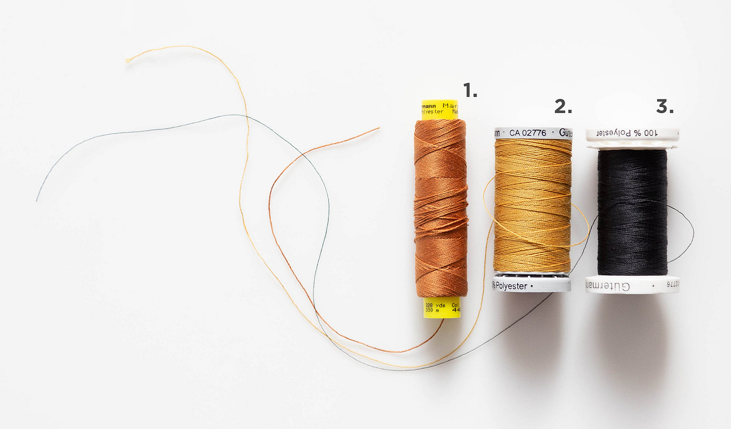 Our Top Tips for Professional Topstitching: Choosing Topstitching Thread | Grainline Studio