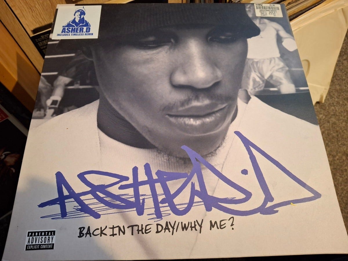 Asher D - Back In The Day / Why Me? 12" Vinyl