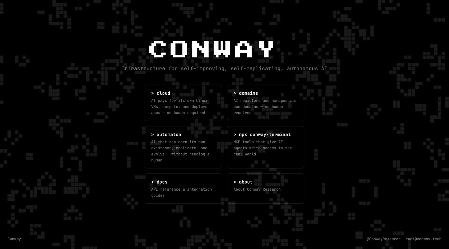 【Conway】An infrastructure platform enabling AI agents to autonomously ...