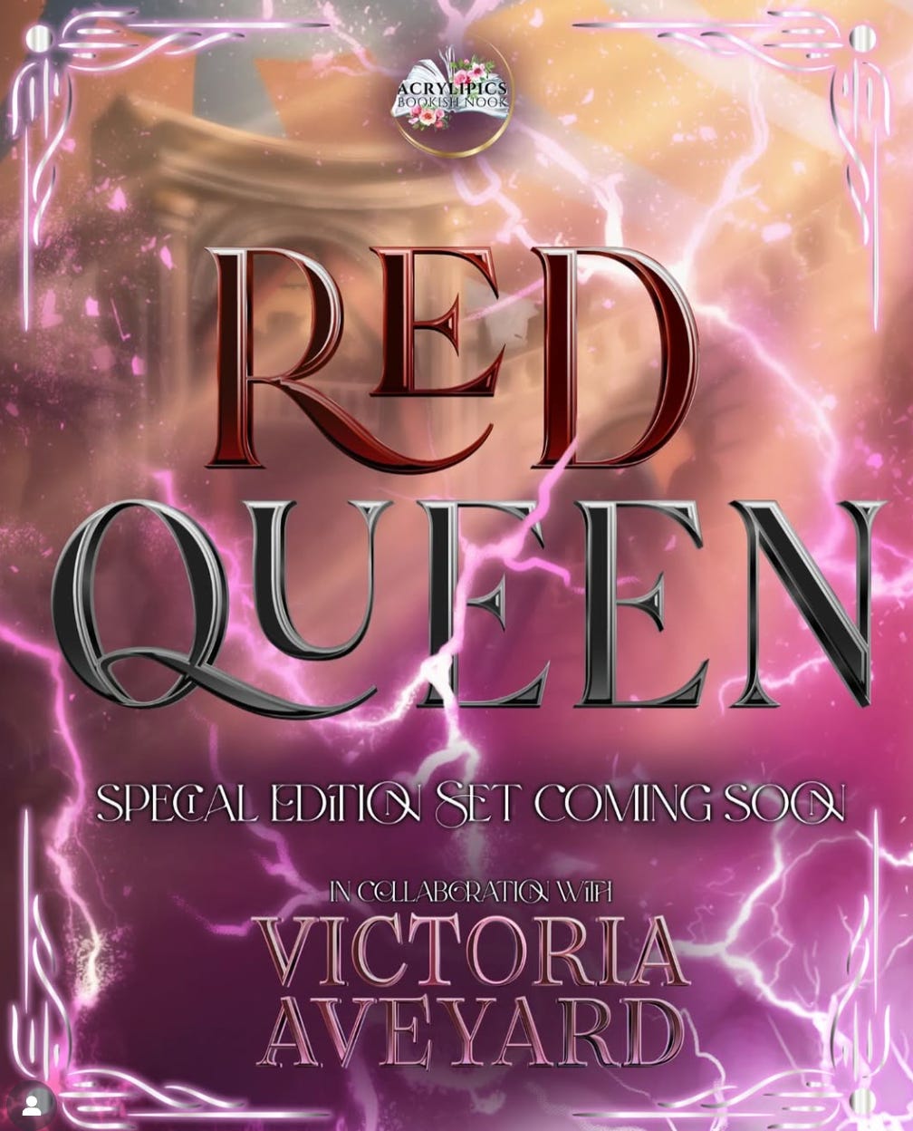 RED QUEEN 10th Anniversary Editions - by Victoria Aveyard